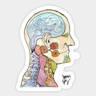 Anatomy of the Human Mind Sticker